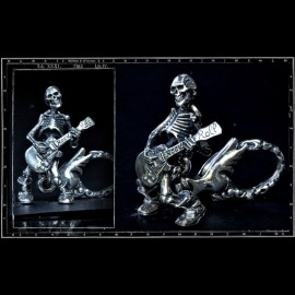 Till Death / Guitar Skeleton Key Ring