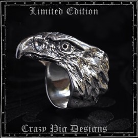 Crazy Pig Designs x Dave White Eagle Ring