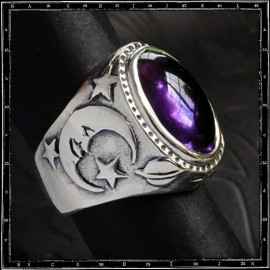 Milky Way stone ring