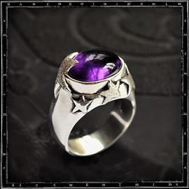 Stargazer stone setting ring