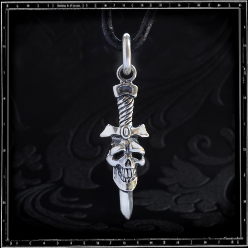 Skull & Dagger Amulet Pendant