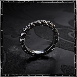 Eternity Band of Skulls Ring