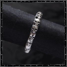 Eternity Band of Skulls Ring