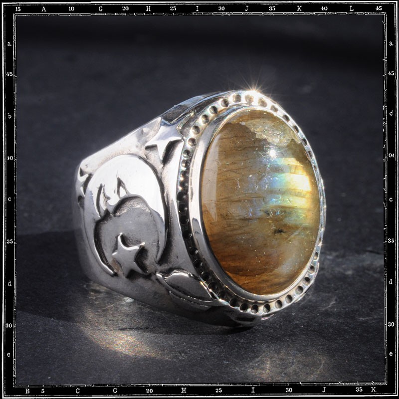 Milky Way stone ring