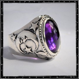 Milky Way stone ring