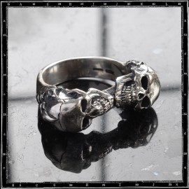 クレイジーピッグ　TWO SKULLS TUDOR RING TWO SKULLS TUDOR RING | クレイジーピッグ公式オンラインストア