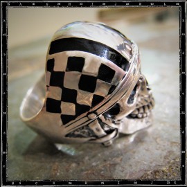 Silverstone Skull Ring