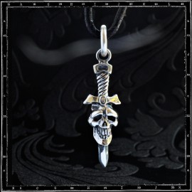 Skull & Dagger Amulet Pendant