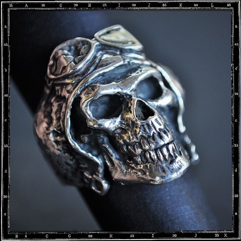 DEATH FROM ABOVE SKULL RING