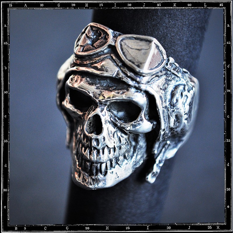 DEATH FROM ABOVE SKULL RING
