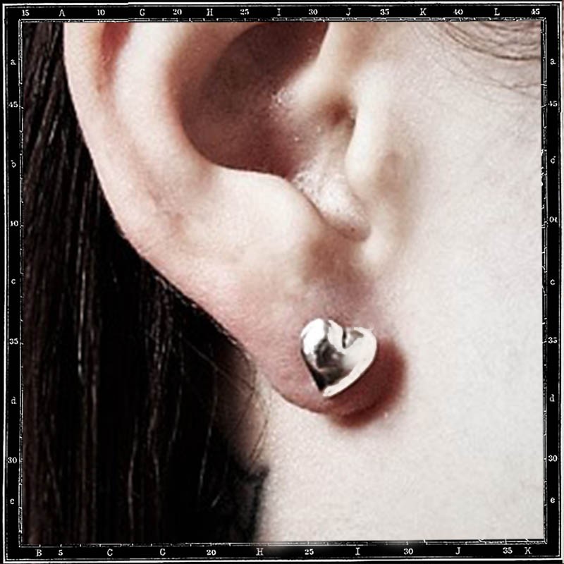 Heart stud/earring