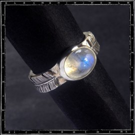 Two Feathers Setting Ring