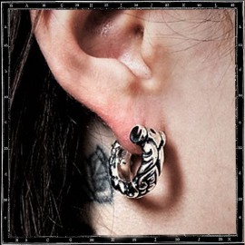 Tudor Fat Hoop Earring