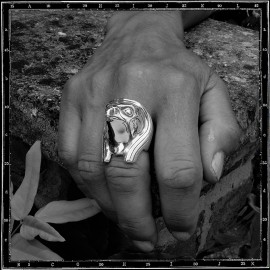 Horus Head Ring