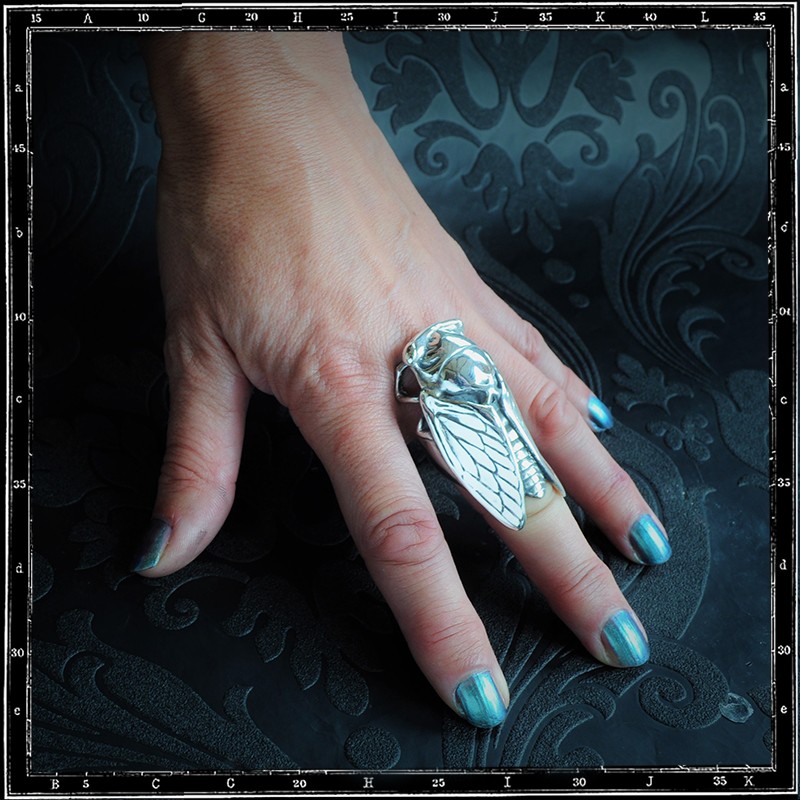 Cicada Insect ring
