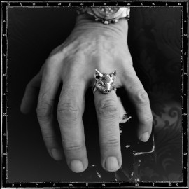 Pig head ring (small)