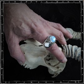 Heavy Beaded Setting Ring