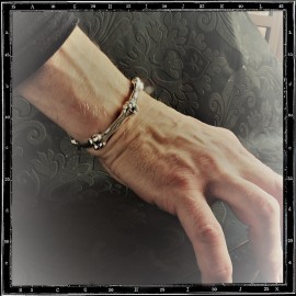 Bones bangle bracelet