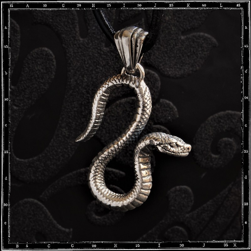 S Snake pendant