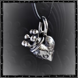 3D Sacred heart pendant