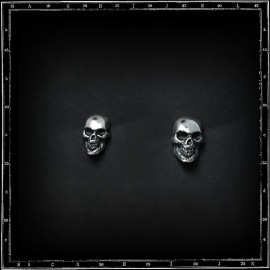 Skull & jaw stud earrings