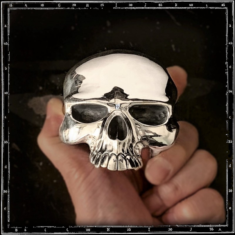 Evil skull buckle & belt