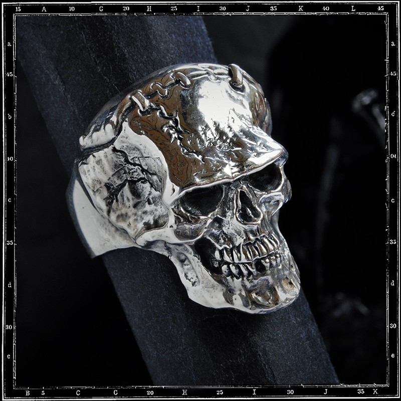 Frankenstein Skull Ring