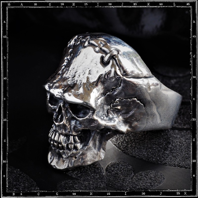 Frankenstein Skull Ring