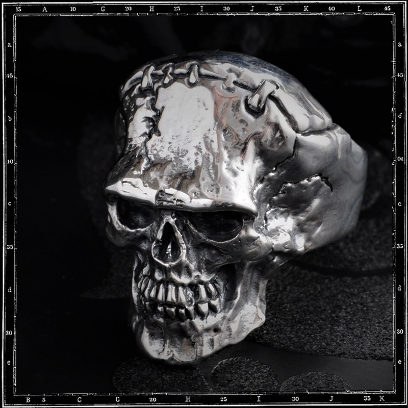 Frankenstein Skull Ring