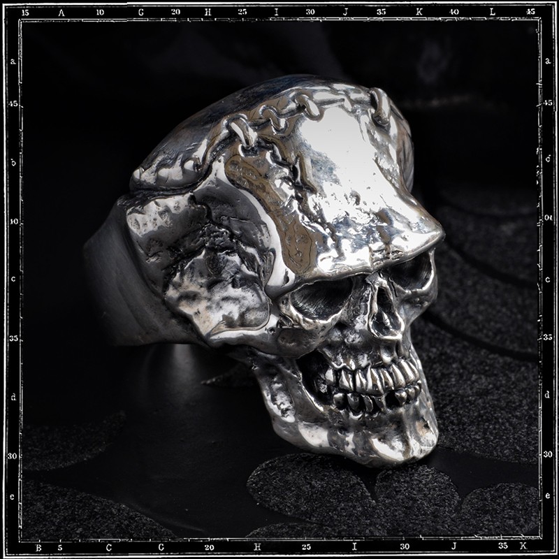 Frankenstein Skull Ring