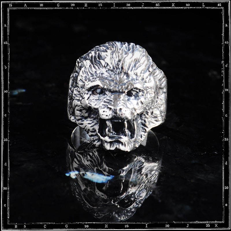 Lion Head Ring (Small)