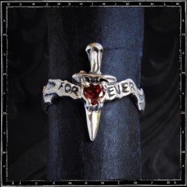 Heart and Dagger Ring
