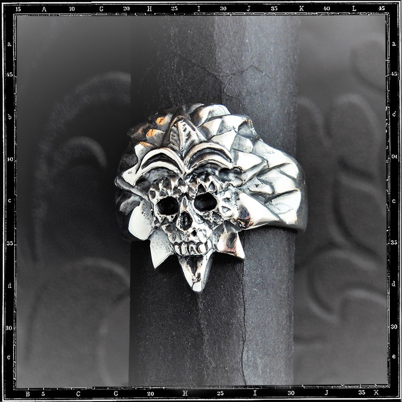 Mayan Temple Skull Ring