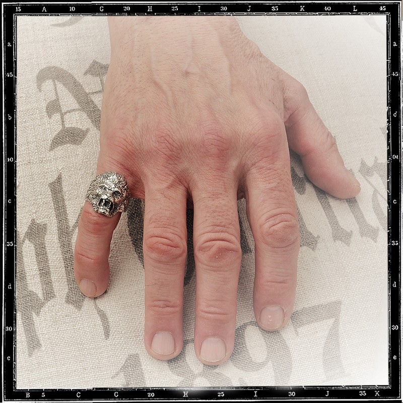 Lion Head Ring (Small)