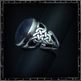 Large Celtic Knots Stone Ring
