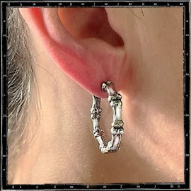 Bones Hoop earring