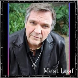 Gothic cross pendant , Meat Loaf