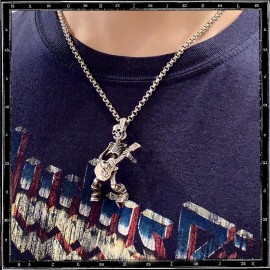 Till Death / Guitar Skeleton Key Ring