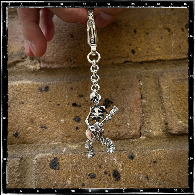 Till Death / Guitar Skeleton Keyring