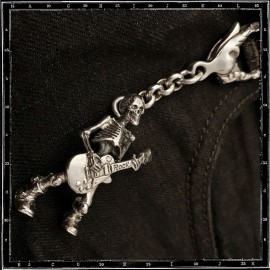 Till Death / Guitar Skeleton Key Ring