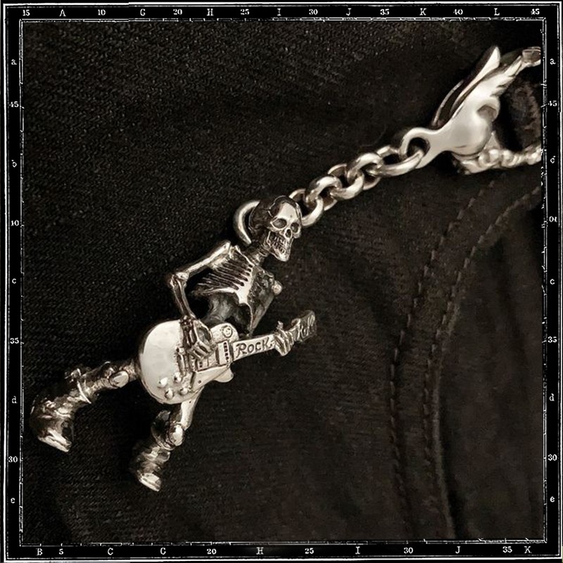 Till Death / Guitar Skeleton Key Ring