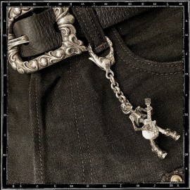 Till Death / Guitar Skeleton Key Ring