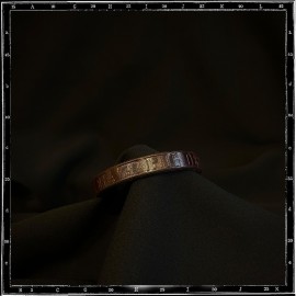 Skull & Crossbone leather bracelet