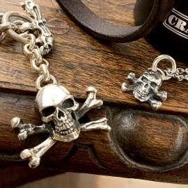 Skull and Cross Bones Necklace