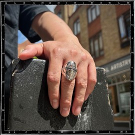 Knight's Templar Helmet ring