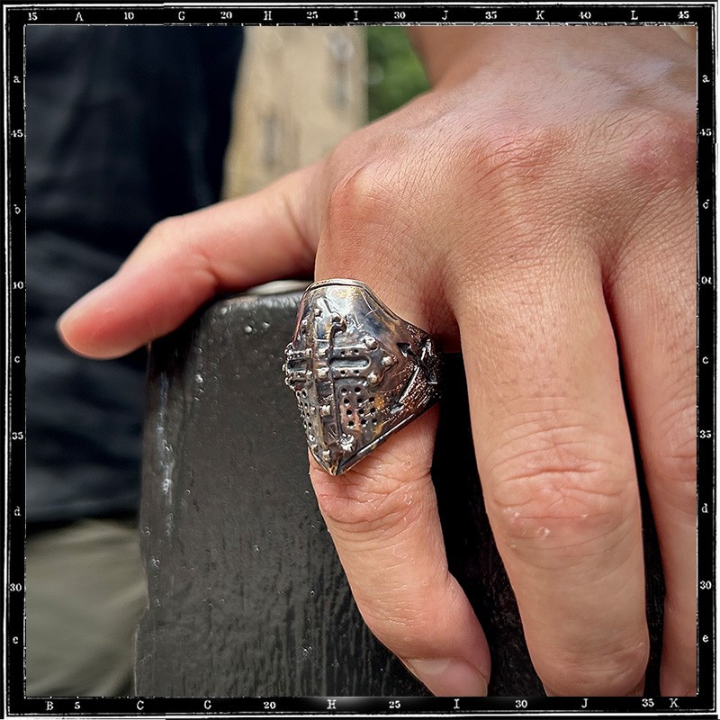 Knight's Templar Helmet ring