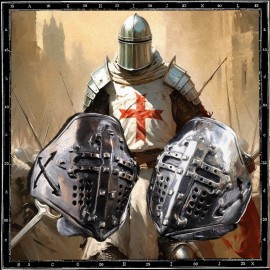 Knight's Templar Helmet ring