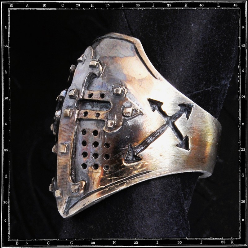 Knight's Templar Helmet ring