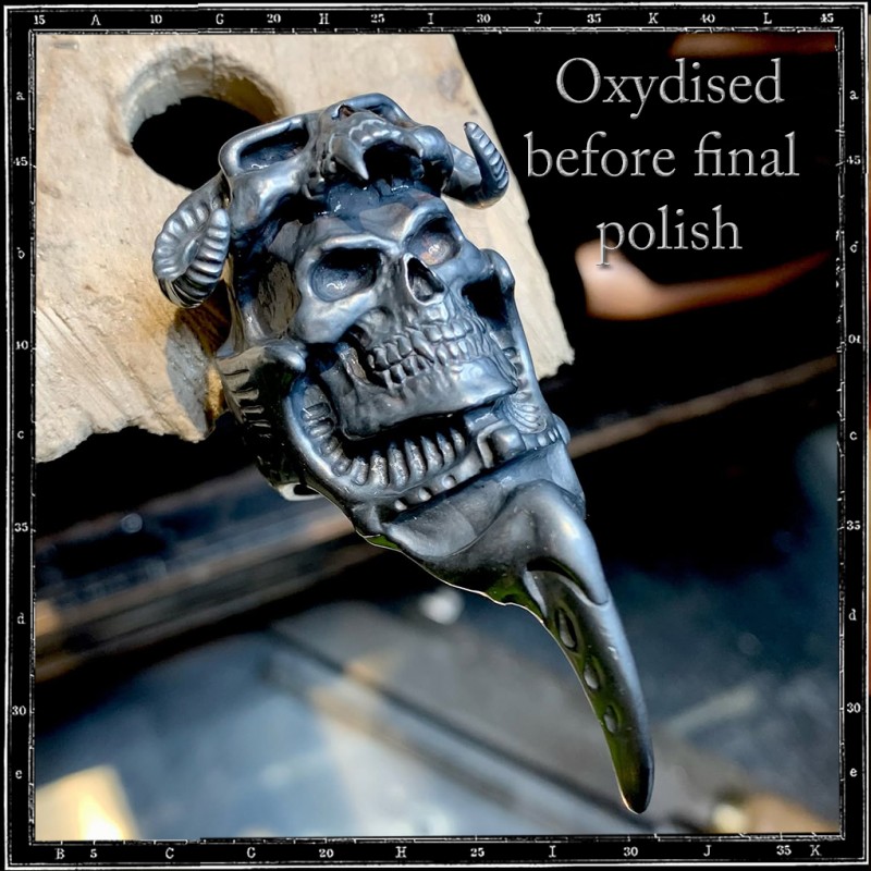 Mad max skull ring