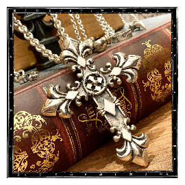 X large classic cross pendant